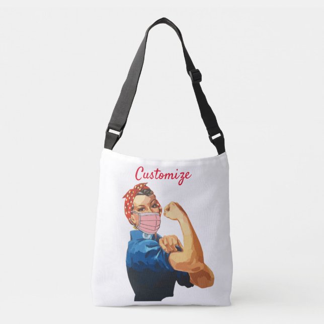 Bolsa Ajustável Thunder_Cove de Empoderamento de Mulher Mascarada  (Frente)