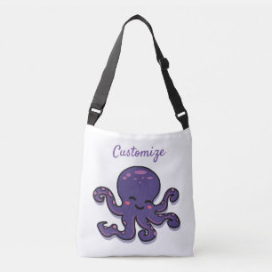 Bolsa Ajustável Thunder_Cove de Octopus Roxo de Cubo