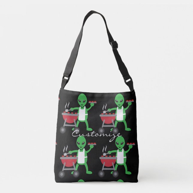 Bolsa Ajustável Thunder_Cove do Cookout da Barbeque da alienígena (Verso)