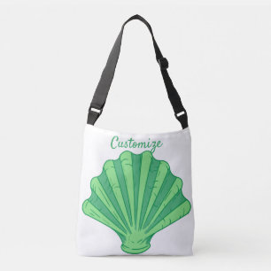 Bolsa Ajustável Thunder_Cove do Shell de Escala Verde Sage