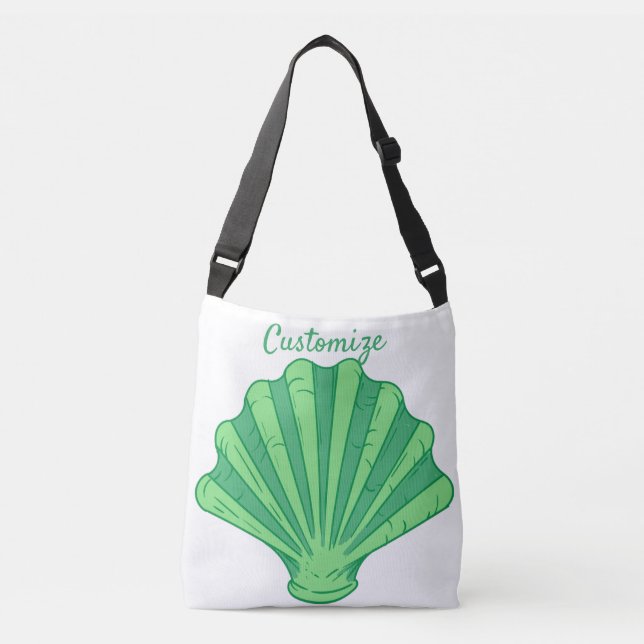 Bolsa Ajustável Thunder_Cove do Shell de Escala Verde Sage  (Frente)