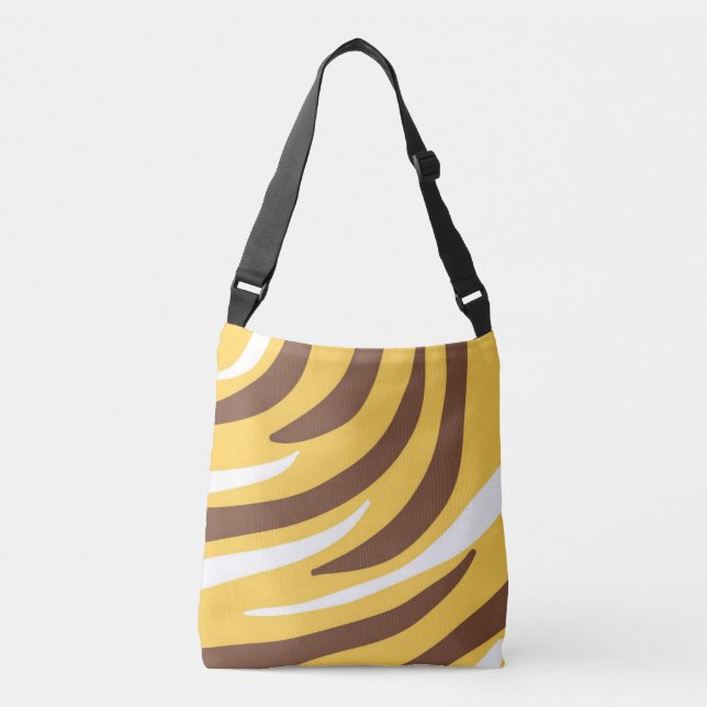 Bolsa Ajustável tigre abstrato art (Frente)