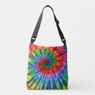 Bolsa Ajustável Tintura retro do laço 60s da paz do hippy
