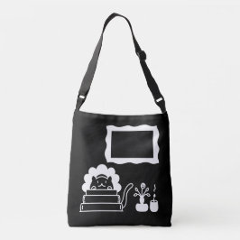 Bolsa Ajustável Títulos de Livros Personalizados e Moldura para Fo