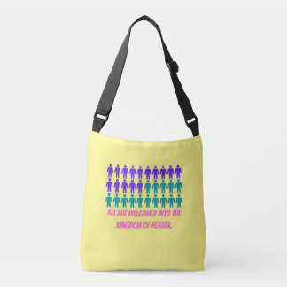 Bolsa Ajustável Todos são bem-vindos. Fatos de fé cristã