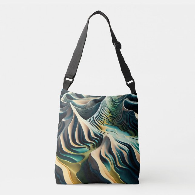 Bolsa Ajustável Topographic Currents (Frente)