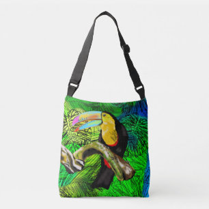 Bolsa Ajustável Toucan Bird Crossbody Bag - Exotic