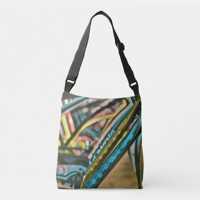 Bolsa Ajustável Trabalho de arte Bikes (Frente)
