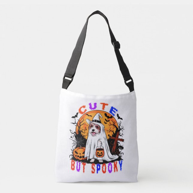 Bolsa Ajustável Trabalho de arte De Cachorro Bonito De Halloween P (Frente)