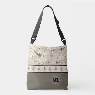 Bolsa Ajustável Trajeto de vôo do avião