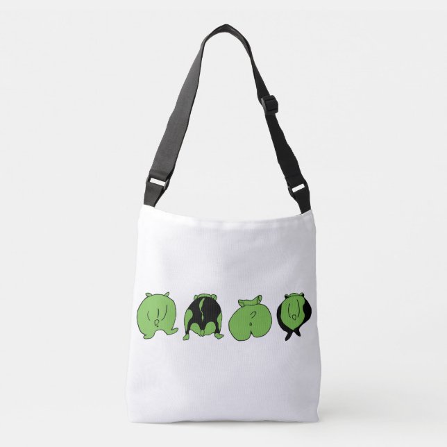Bolsa Ajustável Traseiros de Hamster Verdes (Frente)