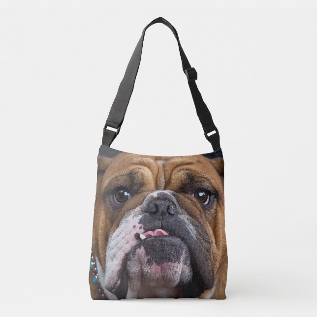 Bolsa Ajustável Travesseiro decorativo Inglês Bulldog (Frente)