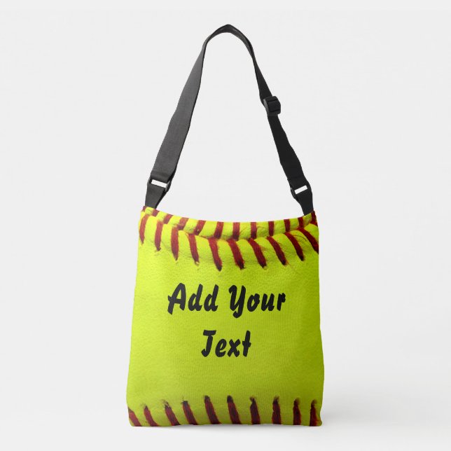 Bolsa Ajustável Treinador da Equipe Esportiva Softball Amarelo (Frente)
