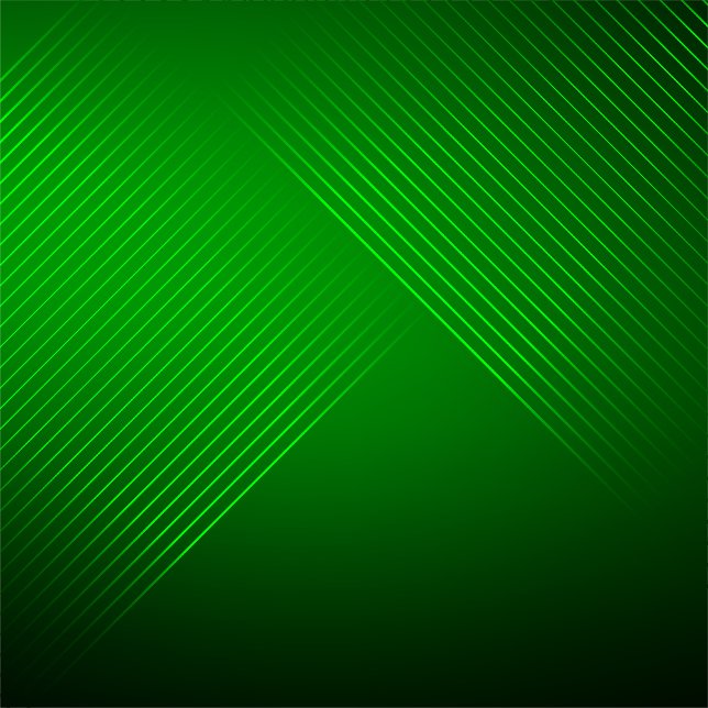 Bolsa Ajustável Trendy Modern Neon Green Monograma (Criador carregado)