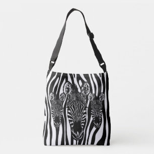 Bolsa Ajustável Trendy Zebra Herd na Impressão Zebra