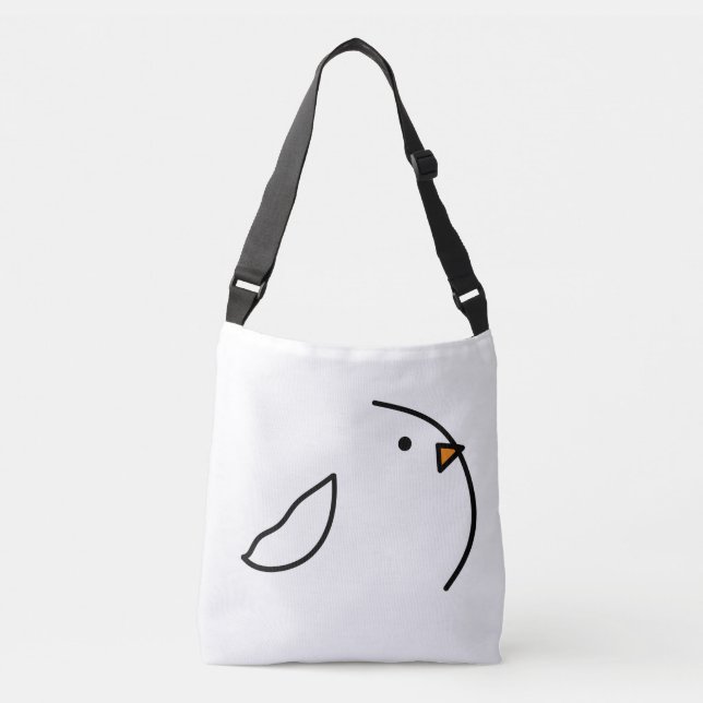 Bolsa Ajustável Três aves no arame (Frente)