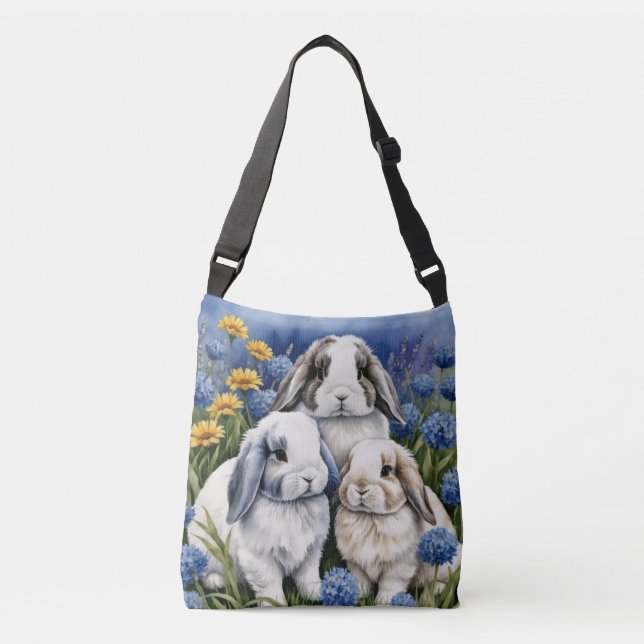 Bolsa Ajustável Três Pequenos Bunnies De Lop (Frente)
