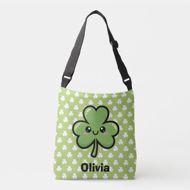 Bolsa Ajustável Trevo Sorridente Fofo (Frente)