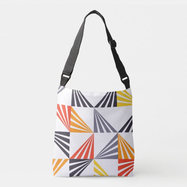 Bolsa Ajustável Triângulos legal, únicos, de tendências, urbanos e (Frente)