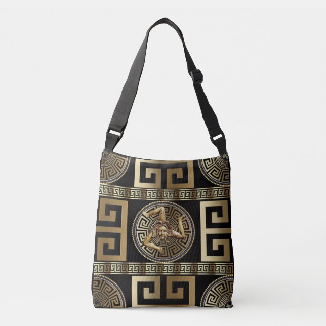 Bolsa Ajustável Trinacria Siciliana Geométrica (Frente)
