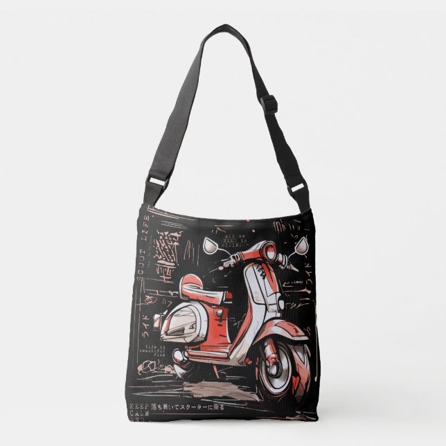 Bolsa Ajustável Tudo no Scooter (Frente)