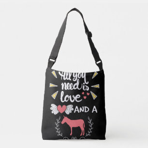 Bolsa Ajustável Tudo O Que Você Precisa É De Amor E Um Macaco