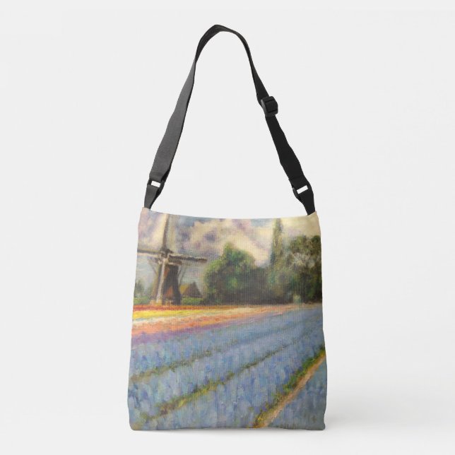Bolsa Ajustável Tulipas de Holland Michigan (Verso)