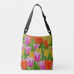 Bolsa Ajustável Tulipas Saco Cruzado