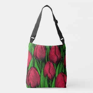 Bolsa Ajustável Tulipas vermelhas