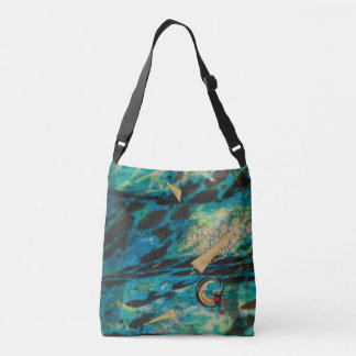 Bolsa Ajustável Turquesa Cross Body Bag