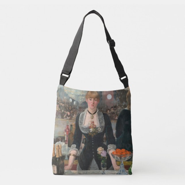 Bolsa Ajustável Um Bar no Manet Folies-Bergère Edouard (Frente)