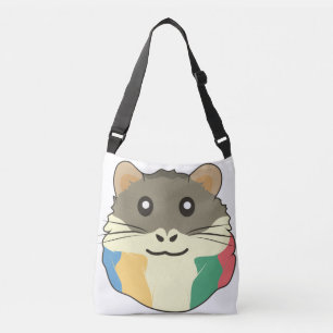 Bolsa Ajustável Um Bicho de Cartoon Bonito com um Scarf Multicolor