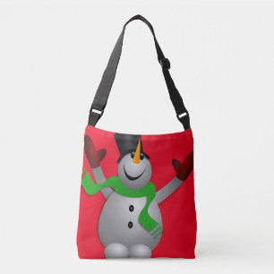 Bolsa Ajustável Um Boneco de Neve Feliz