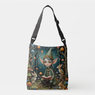 Bolsa Ajustável Um Gnomo lendo um livro