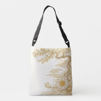 Bolsa Ajustável um saco de cruz oriental luxuoso