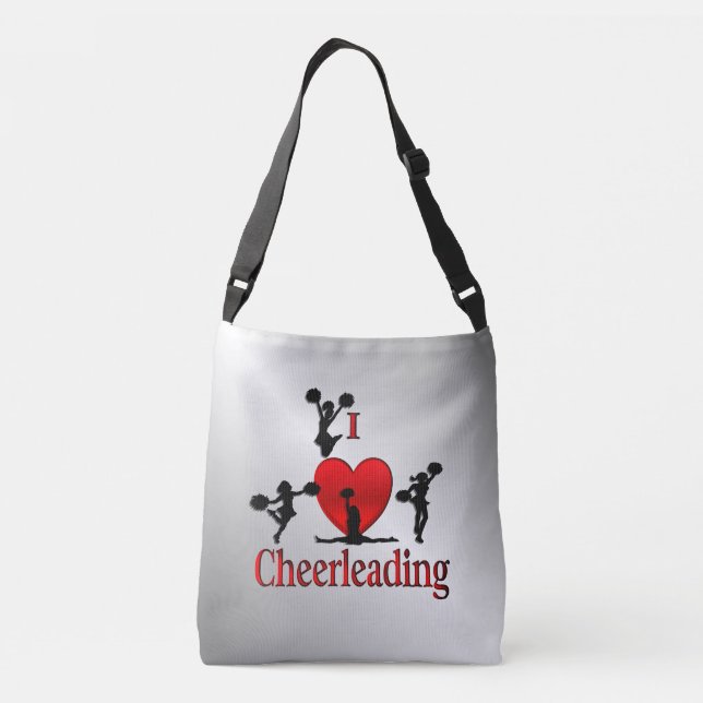 Bolsa Ajustável Único I Heart Cheerhead (Verso)