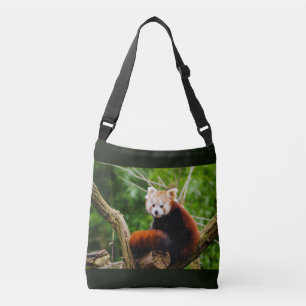 Bolsa Ajustável Urso de panda vermelha bonito