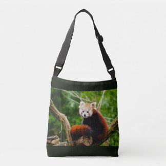 Bolsa Ajustável Urso de panda vermelha bonito