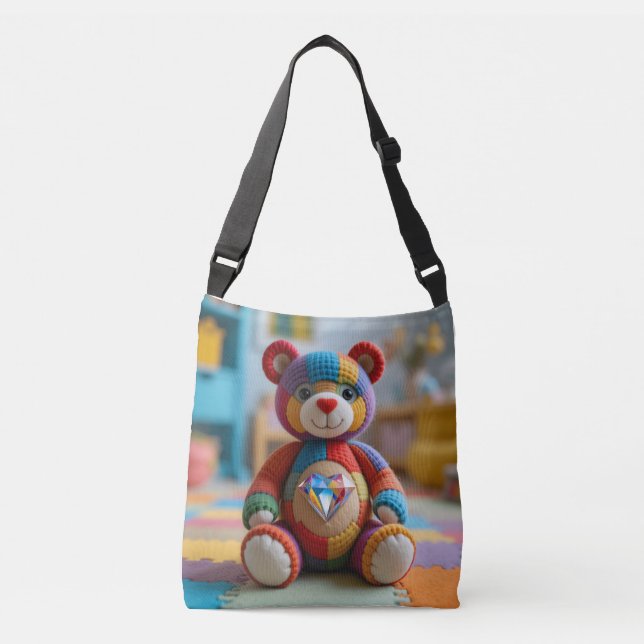 Bolsa Ajustável Urso de Teddy Sentido Colorido (Frente)