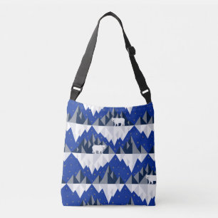 Bolsa Ajustável Urso Polar no Padrão Iceberg Sem Olhos.
