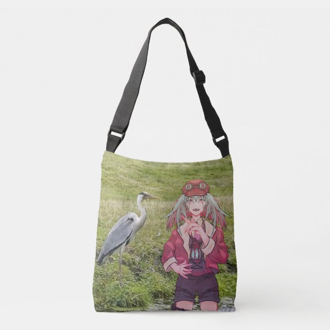 Bolsa Ajustável V Tuber, VTuber Anime. Reiger Heron (Frente)
