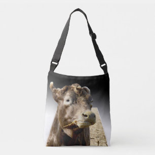 Bolsa Ajustável Vaca Mascando Hay,