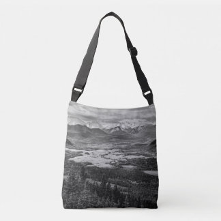 Bolsa Ajustável Vale Montanhoso Monocromático Natureza