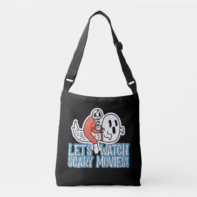 Bolsa Ajustável Vamos Assistir Filmes de Terror Grito de Horror (Frente)