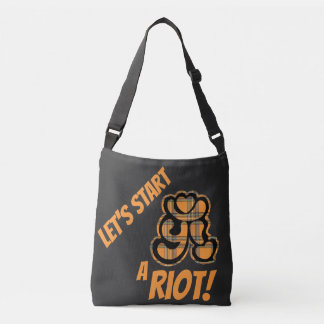 Bolsa Ajustável Vamos Iniciar uma declaração do Riot punk rock