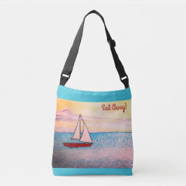 Bolsa Ajustável Velho Barco à Vela Vermelha - Navegue!
