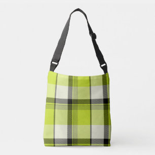 Bolsa Ajustável verde limão e apresentação de Xadrez e arte dig
