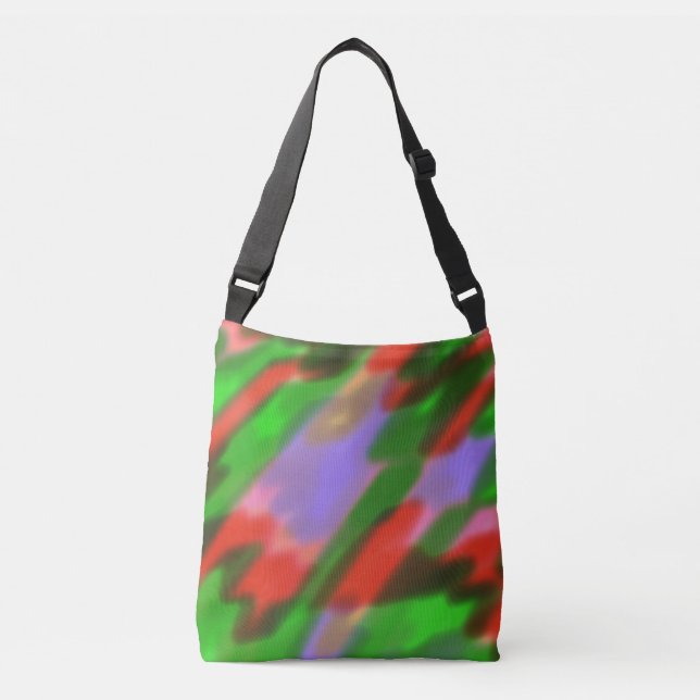 Bolsa Ajustável Vermelho Verde Lavanda  (Frente)