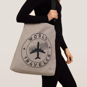 Bolsa Ajustável Viajante do Mundo