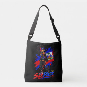 Bolsa Ajustável **Vibrações Haitianas Sak Pase Garota Haitiana B